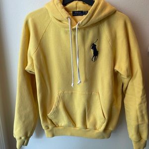 Bright Yellow Vibrant Polo Hoodie